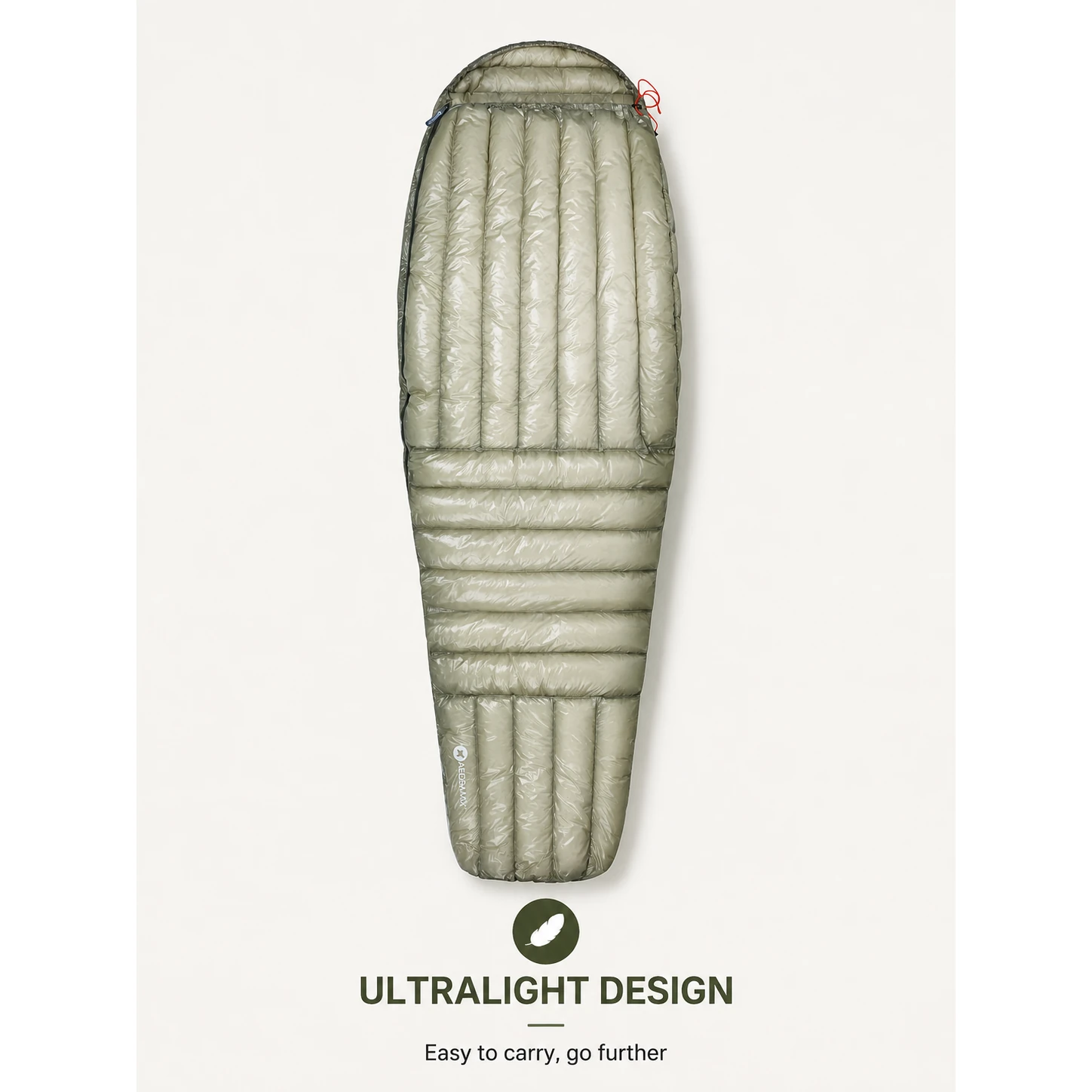 Ultralight Mummy Down Sleeping Bag, 3 Season Waterproof Compact Backpacking Sleeping Bag - 图片 5
