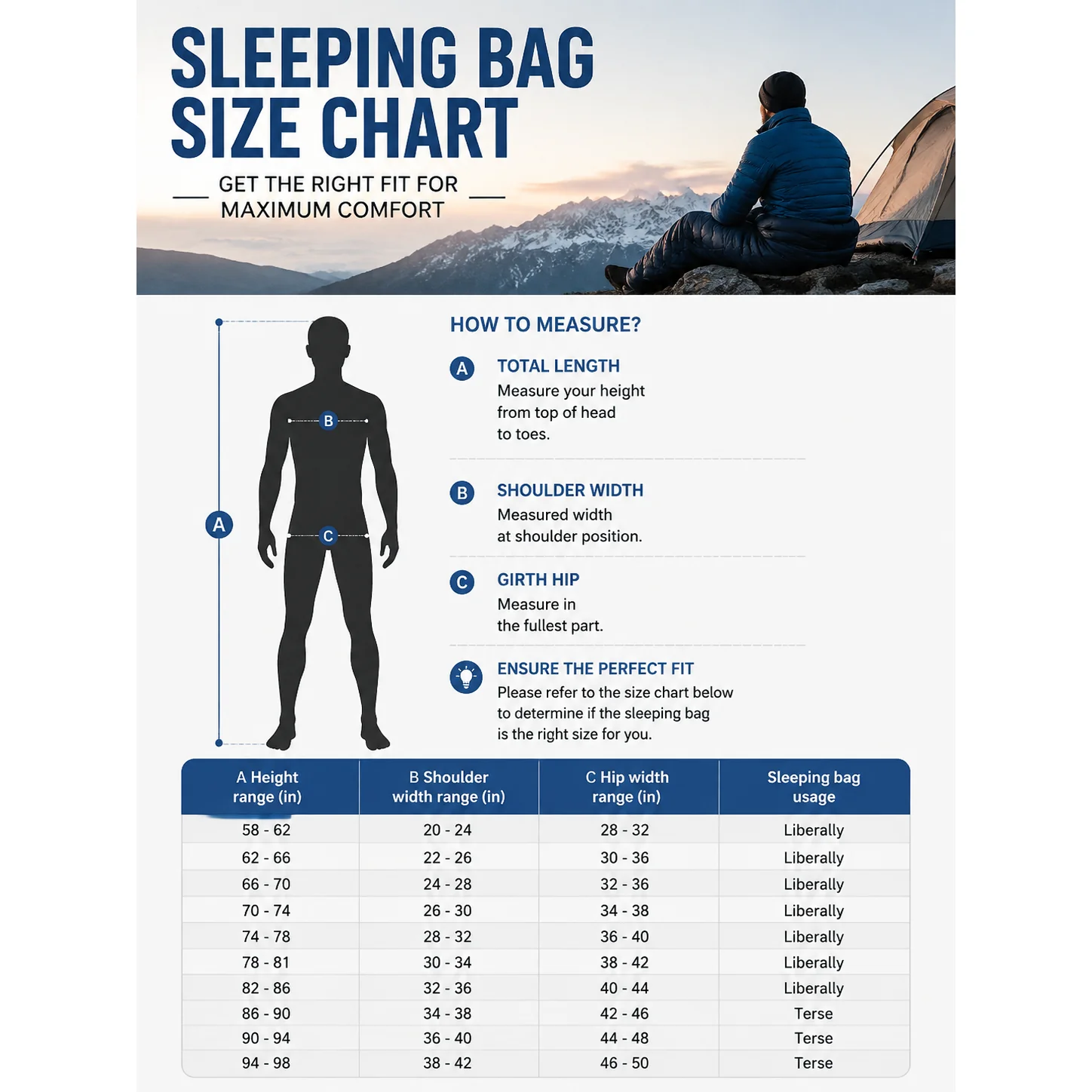 Mummy Duck Down Sleeping Bag, 3 Season Cold Weather Ultralight Backpacking Sleeping Bag for Camping Hiking Mountaineering - 图片 4