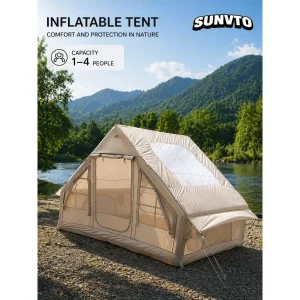 6.3㎡ Single-Door Large Skylight Inflatable Camping Tent