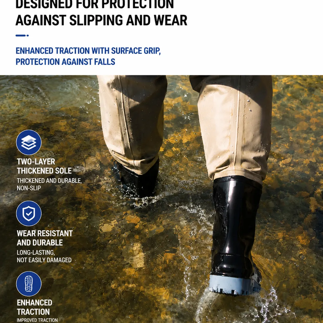 Chest Waders Ultra-Light Nylon Waterproof Fishing Waders with Neoprene Boots for River Stream Angling - 图片 10