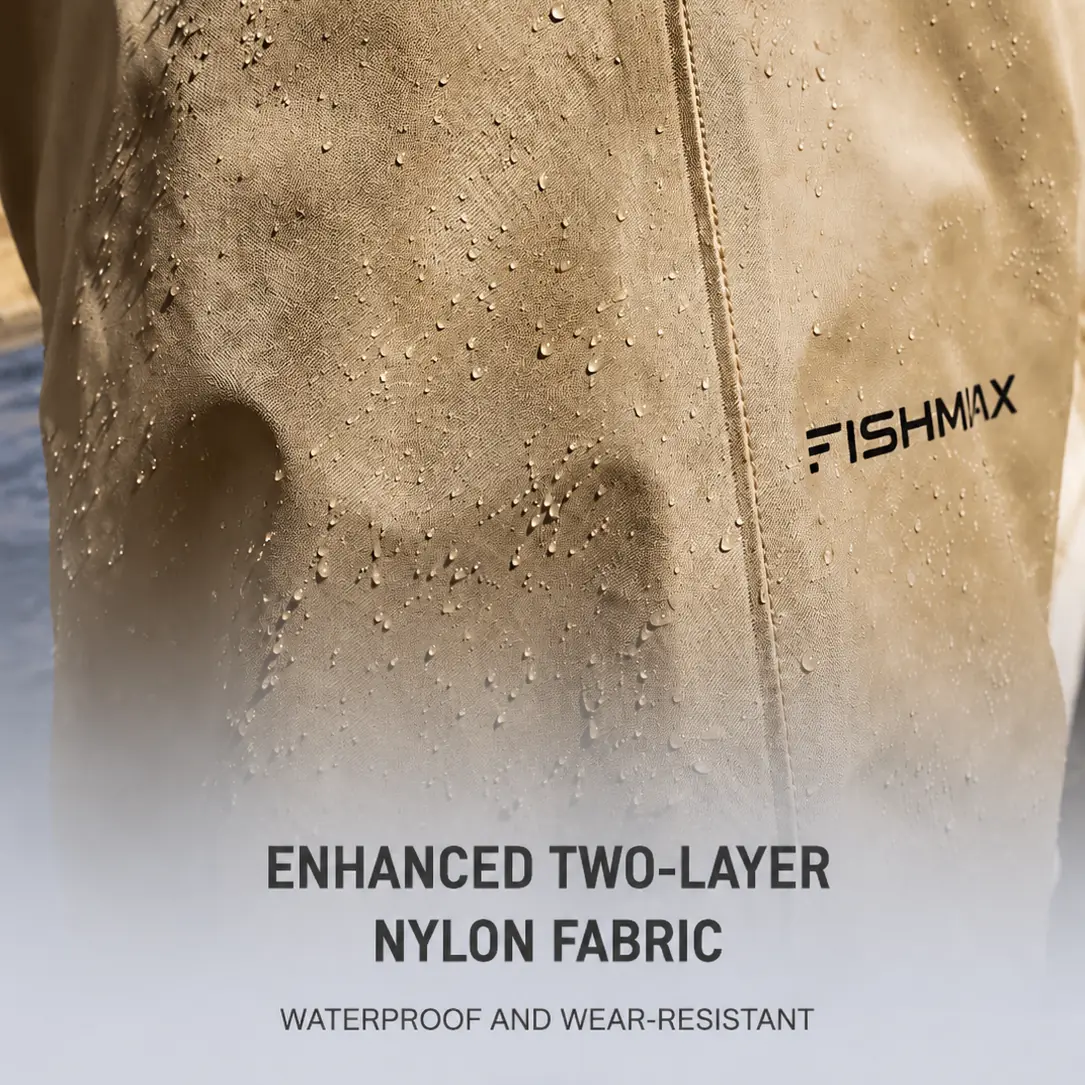 Chest Waders Ultra-Light Nylon Waterproof Fishing Waders with Neoprene Boots for River Stream Angling - 图片 6