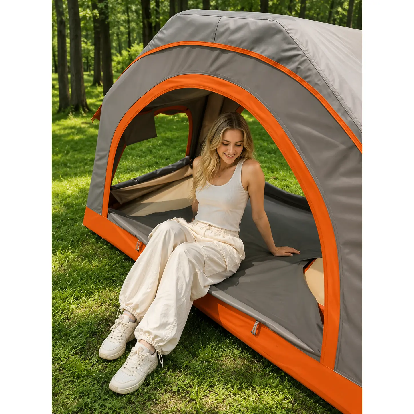 3‑in‑1 Inflatable Tent | Rooftop, Land & Water Camping - 图片 8