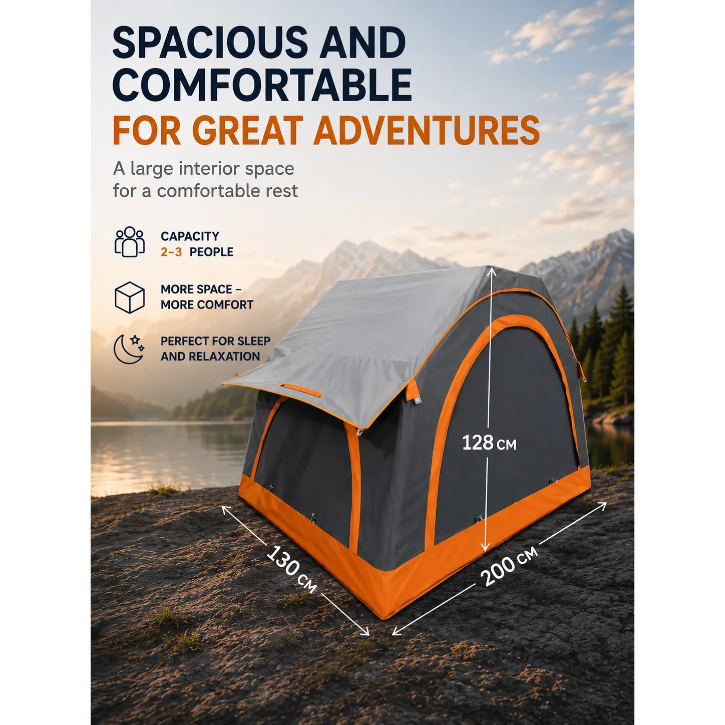 3‑in‑1 Inflatable Tent | Rooftop, Land & Water Camping - 图片 7
