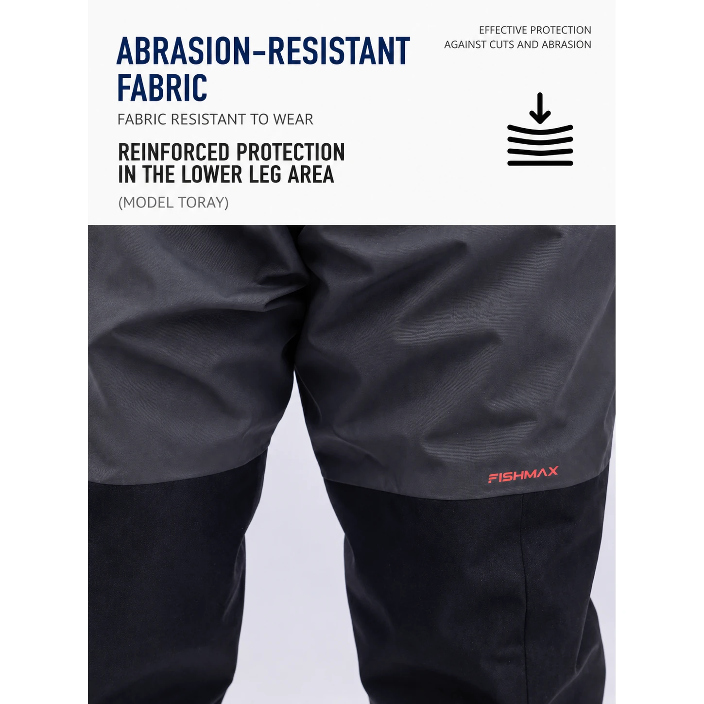 4-Layer Toray Lightweight Waders, YKK Buckle & SBS Zipper Durable Waterproof Chest Waders for Outdoor Wading - 图片 11