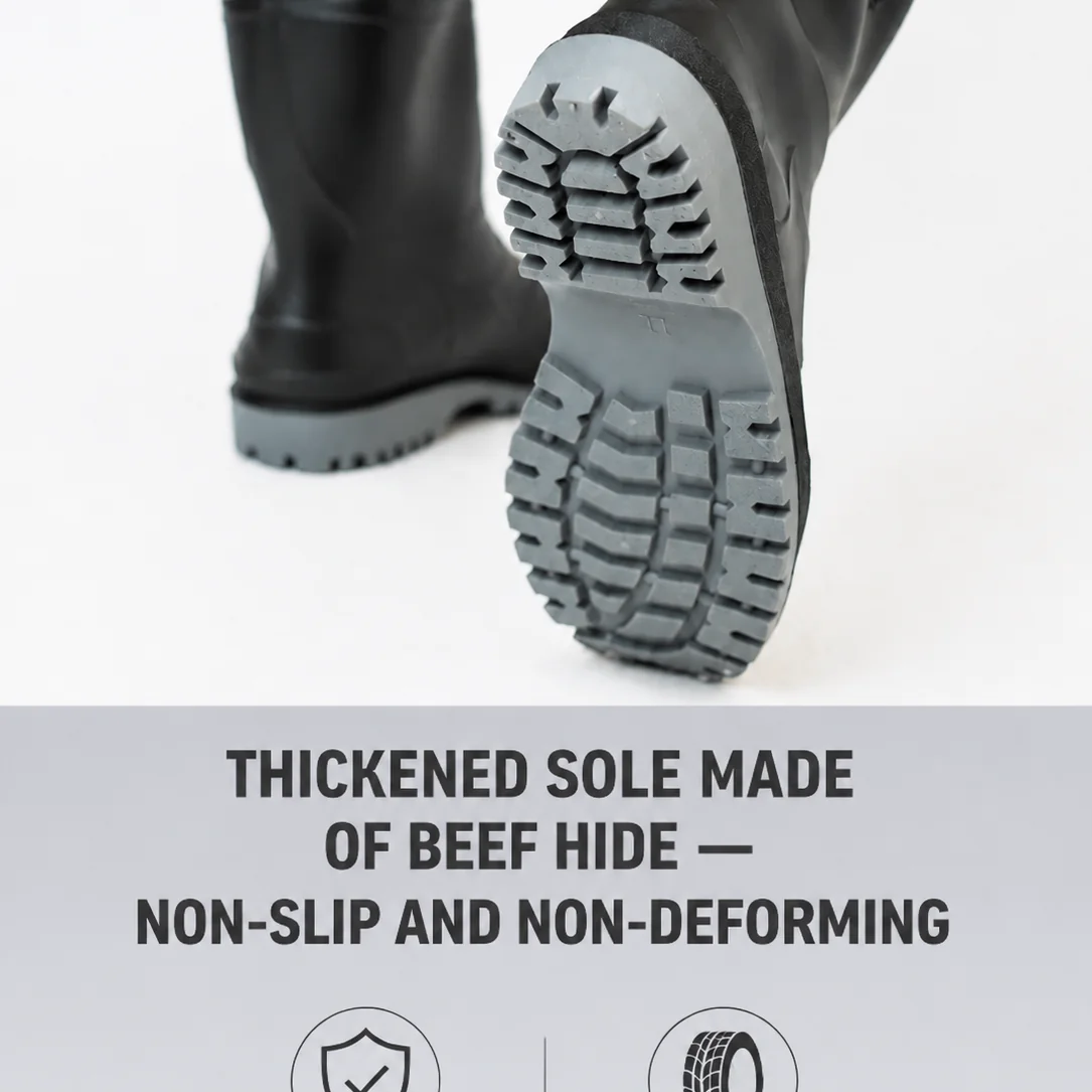 Chest Waders Ultra-Light Nylon Waterproof Fishing Waders with Neoprene Boots for River Stream Angling - 图片 11