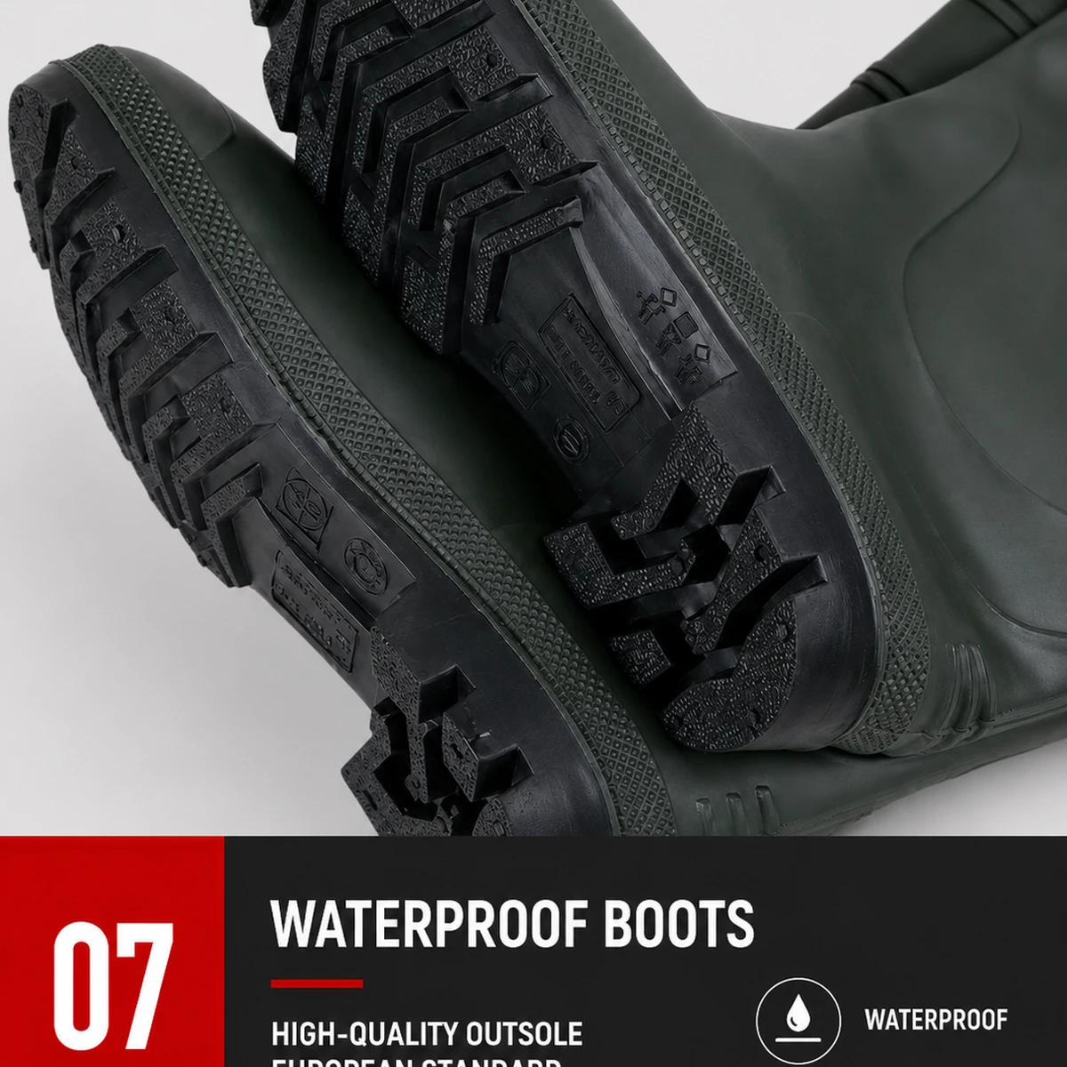 Neoprene Waders Breathable Waterproof Fishing Hunting Waders for Outdoor Activity - 图片 11