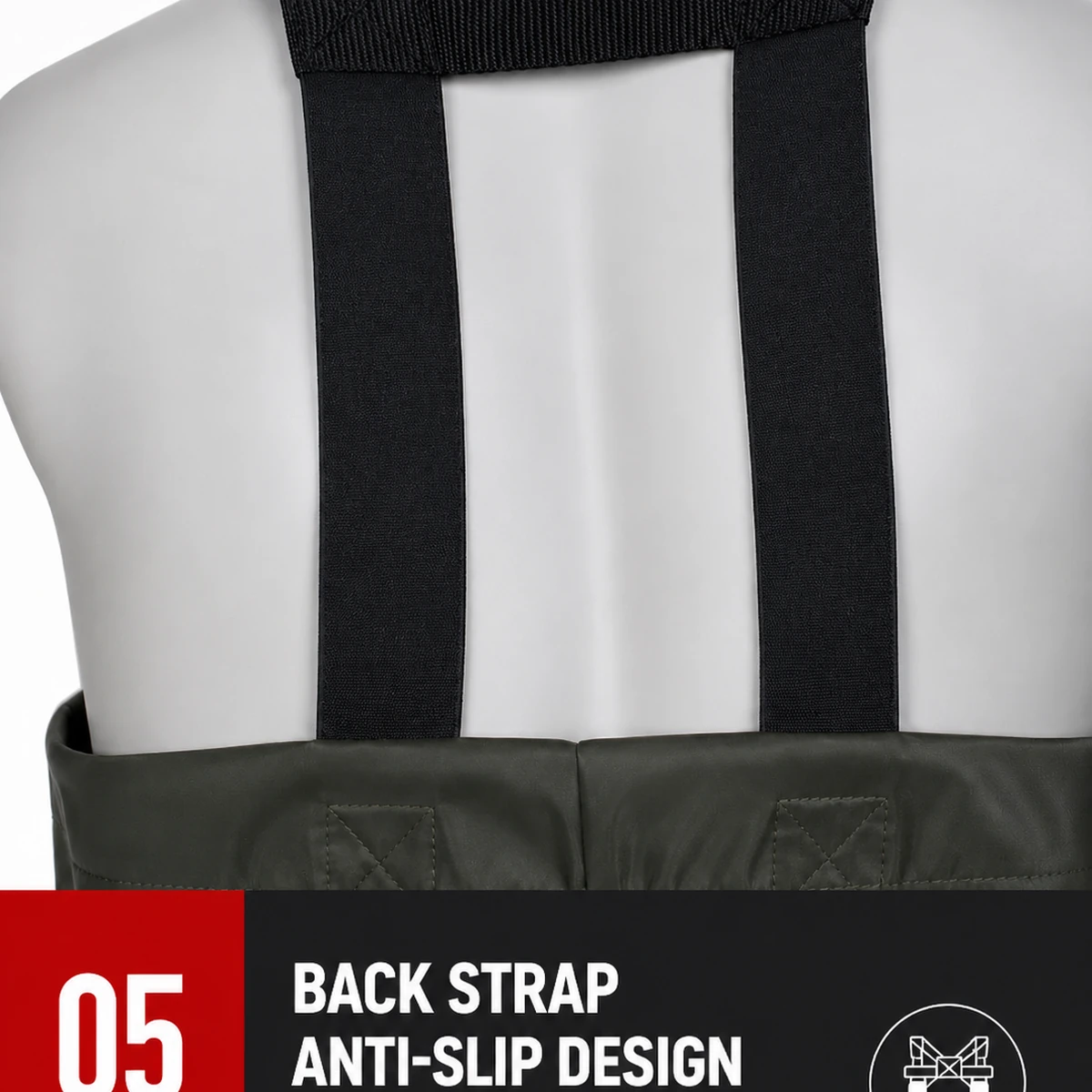 Neoprene Waders Breathable Waterproof Fishing Hunting Waders for Outdoor Activity - 图片 9