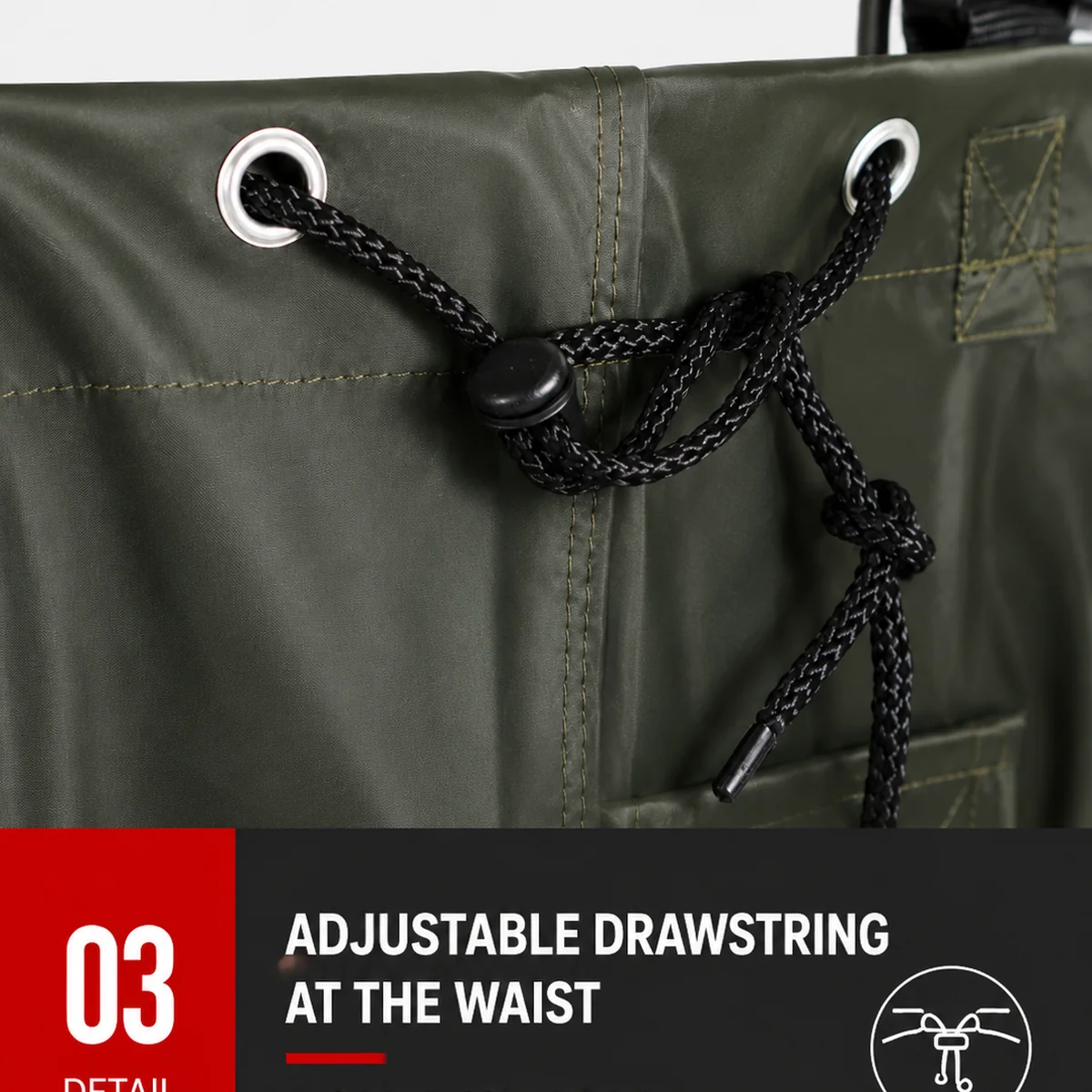 Neoprene Waders Breathable Waterproof Fishing Hunting Waders for Outdoor Activity - 图片 7
