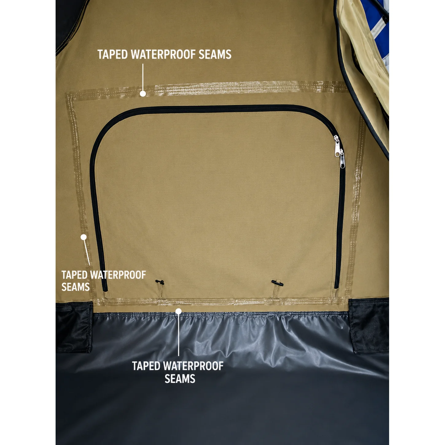 Popular Australian-style double-person canvas camping swag tent - 图片 10