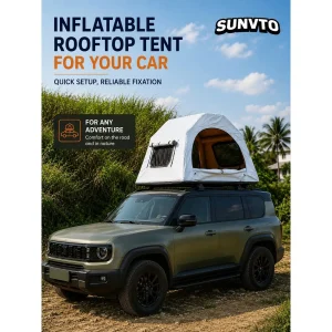 Waterproof Air Column Camping Tent with Drop-Stitch Inflatable Mattress