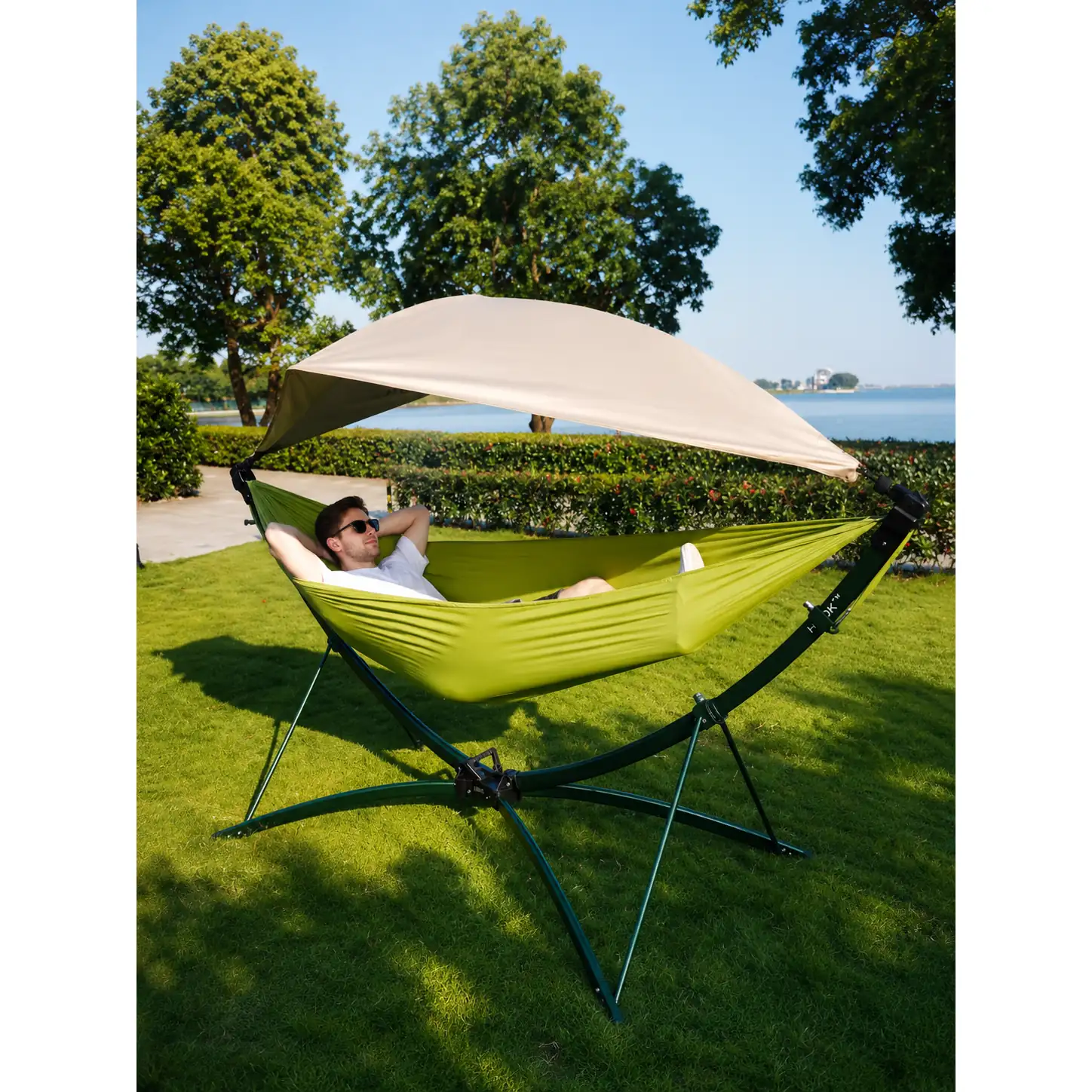High-Quality Nylon Swing Hammock for Outdoor Camping & Hiking - 图片 6