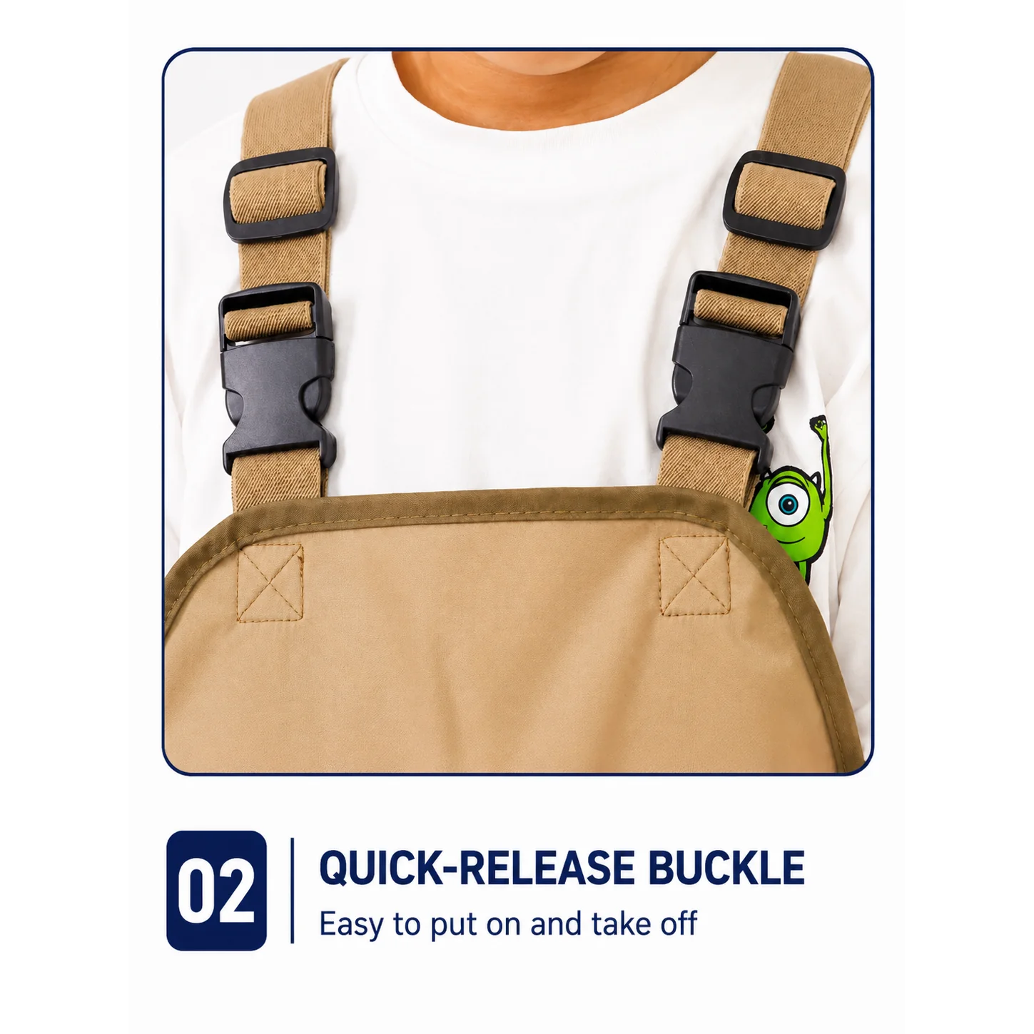Kids Waterproof Chest Waders with Boots, Lightweight Nylon Fishing Waders for Beach & Outdoor Play - 图片 5