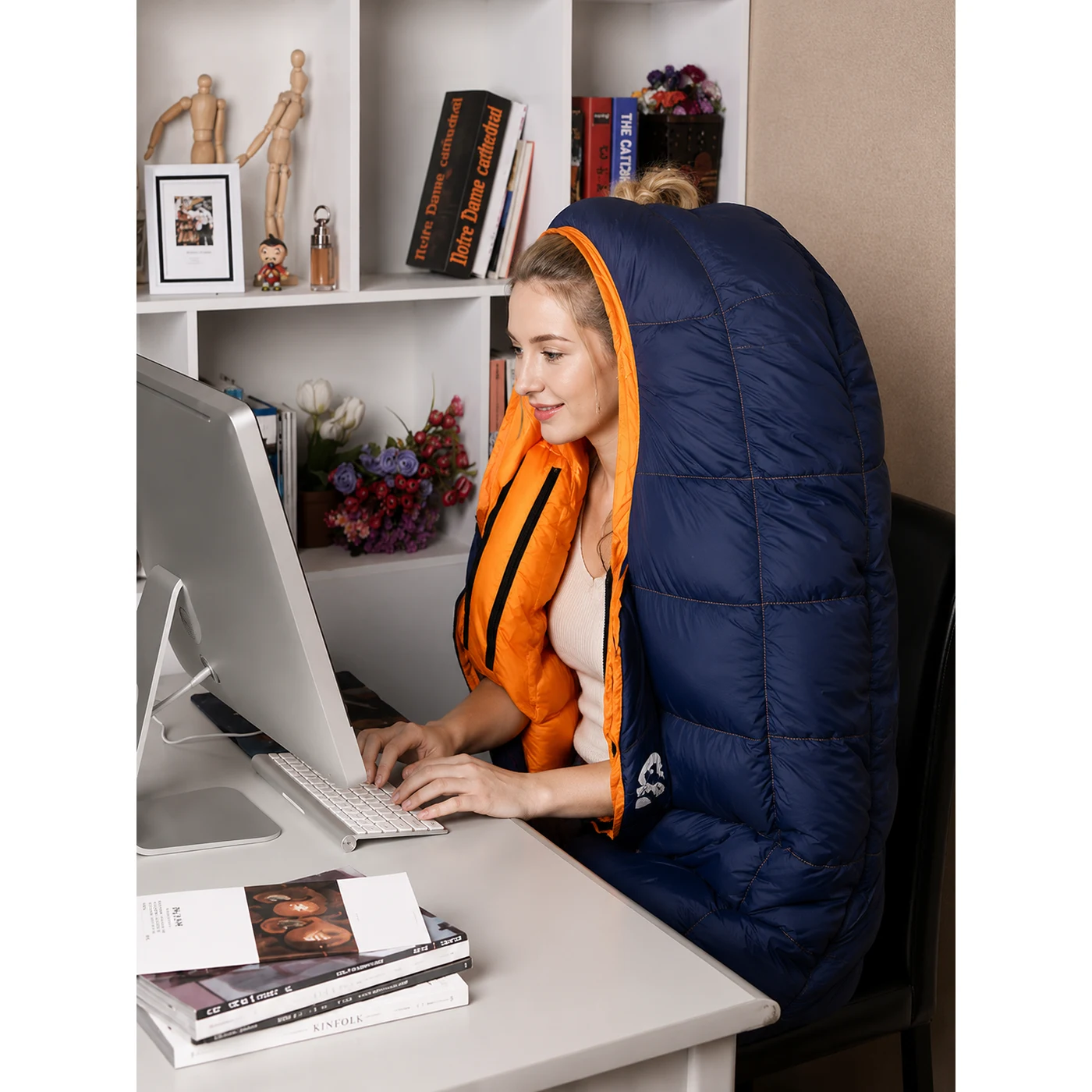 Mummy 90% Goose Down Sleeping Bag , Waterproof Backpacking Sleeping Bag for Mountain Camping - 图片 7