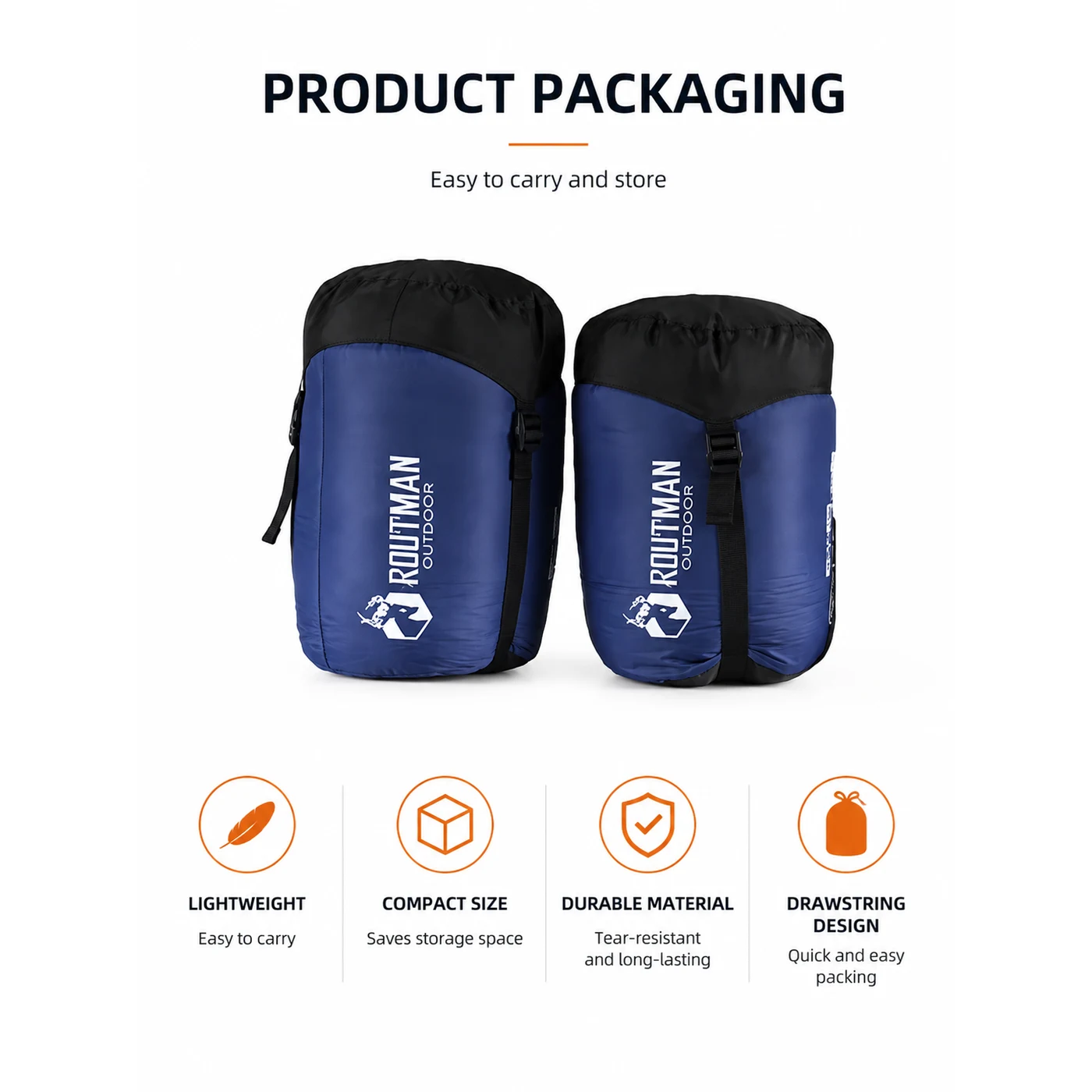 Mummy 90% Goose Down Sleeping Bag , Waterproof Backpacking Sleeping Bag for Mountain Camping - 图片 10